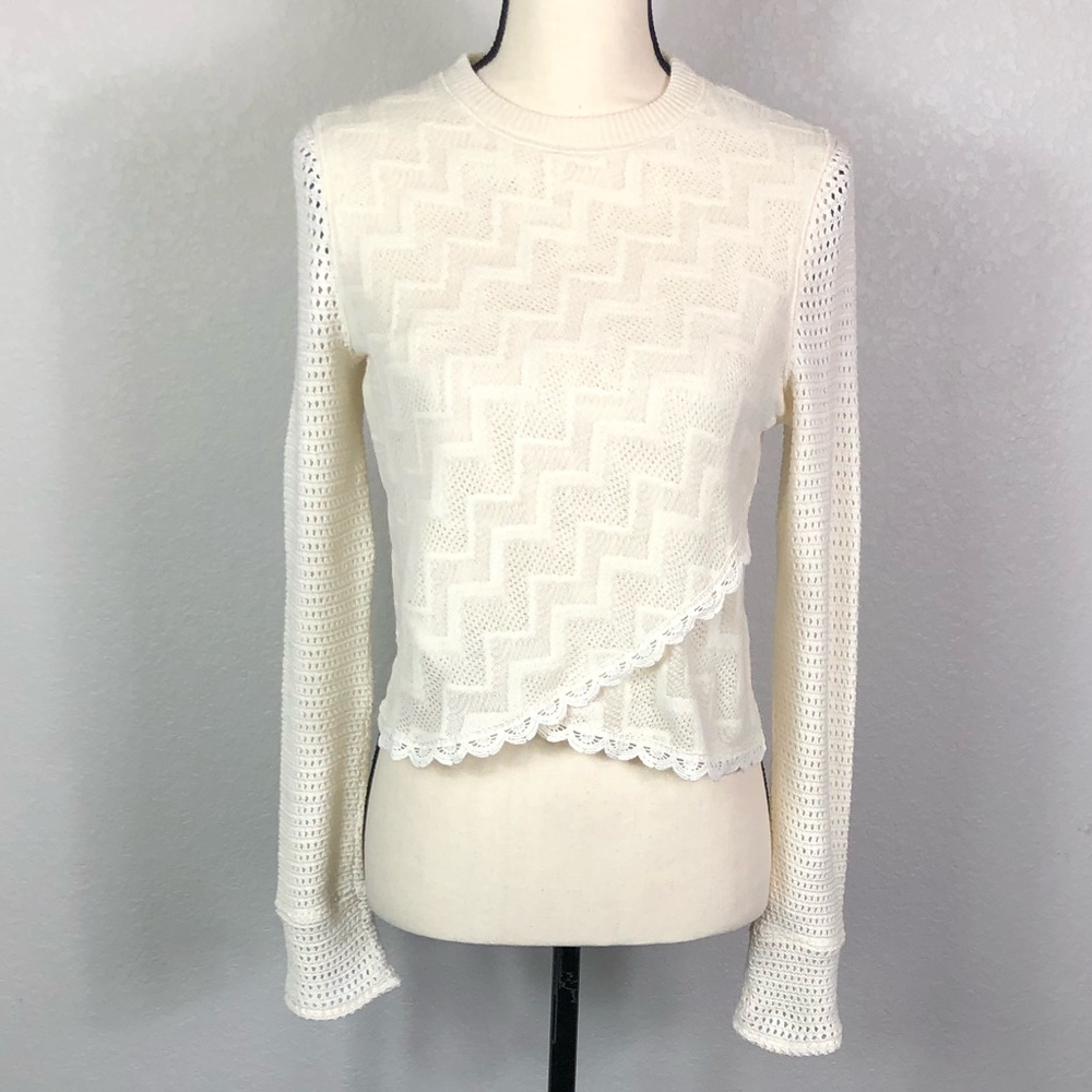 Free People Cropped Sweater